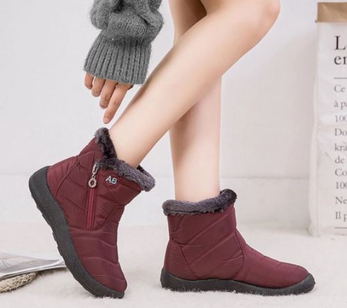 AnneBe - Bota Confort Flex Aveludada Inverno Calçados (Bota Feminina 10) Dm Stores 