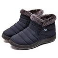 AnneBe - Bota Confort Flex Aveludada Inverno Calçados (Bota Feminina 10) Dm Stores Azul 35 