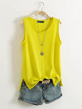 Blusa Regata Alana Dm Stores Amarelo M 