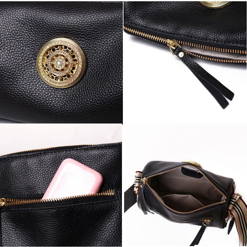 Bolsa de Couro Feminina Bella Fashion Joias & Acessórios (Bolsa 7) Dm Stores 