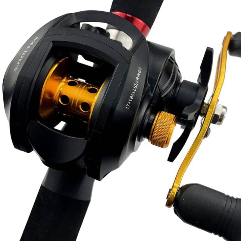 Carretilha de Pesca Ghotda GF2000 18 Rolamentos e Drag 8kg Esportes (Carretilha de Pesca 7) Dm Stores 