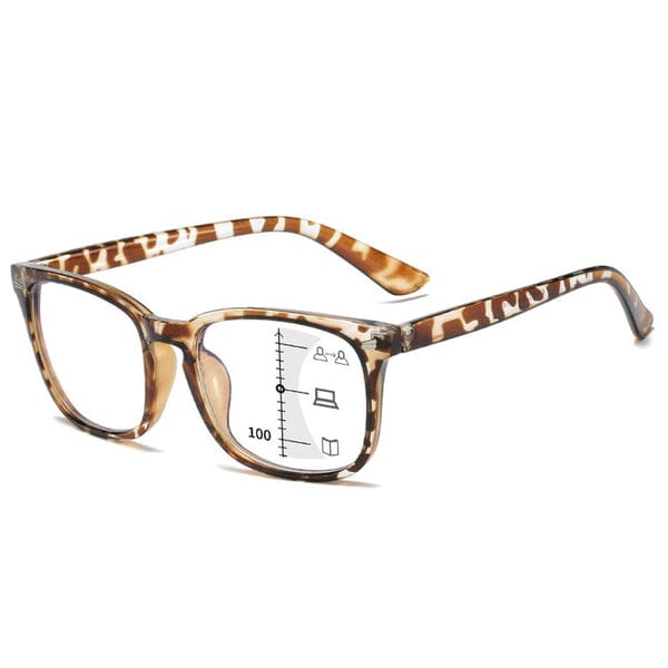 Óculos Multifocal Hemp Original Jóias & Acessórios (Óculos 4) Dm Stores Leopardo Brown G1: 35-49 anos 