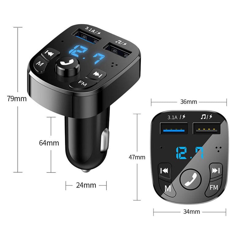 Transmissor de Som Bluetooth Automotivo Automotivos (Transmissor de Som 1) Dm Stores 