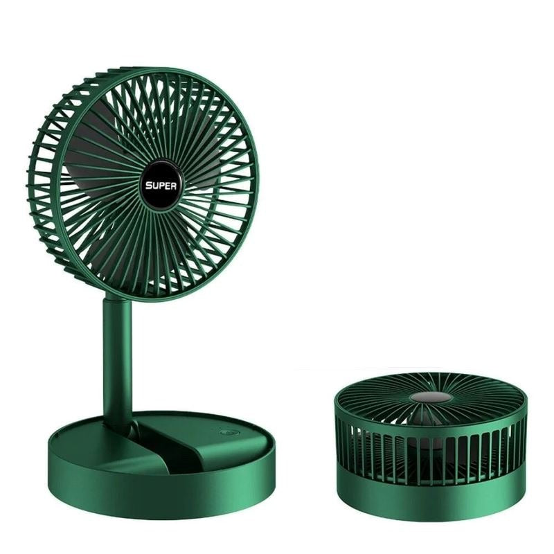 Ventilador Portátil Silencioso Inteligente Power Fresh Dm Stores Verde 